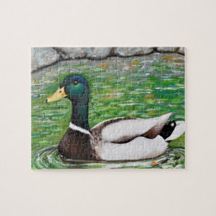 Mallard Duck Painting Puzzle