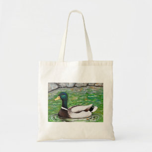 Mallard Duck Painting Tragetasche