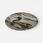 Mallard Duck Pappteller (Schrägansicht)