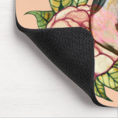 Mallard Duck Peony Nature Lovers Mousepad (Ecke)