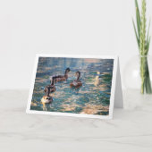 Mallard Duck Portrait Karte (Vorderseite)