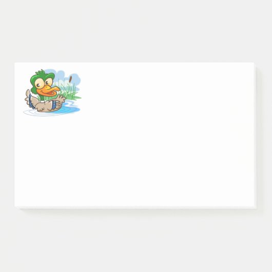 Mallard Duck Post-it Klebezettel (Vorderseite)