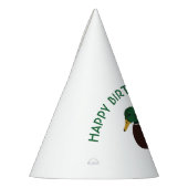 Mallard Duck Realistische Illustration Personalisi Partyhütchen (Links)