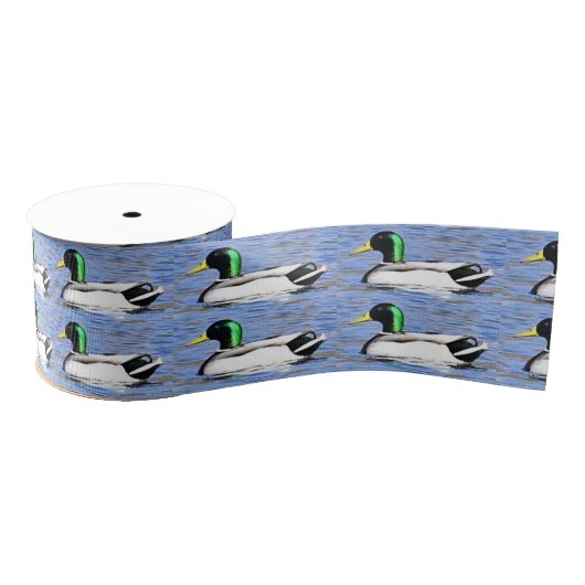 Mallard Duck Ribbon Ripsband (Spule)