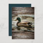 Mallard Duck Save The Date (Vorne/Hinten)