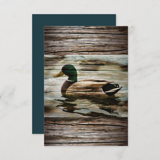 Mallard Duck Save The Date (Vorne/Hinten)