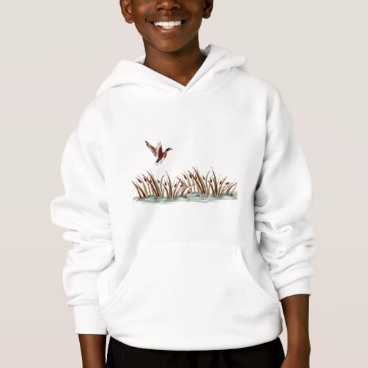 Mallard Duck Scene 2 Hoodie (Vorderseite)