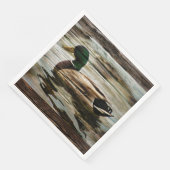 Mallard Duck Serviette (Ecke)