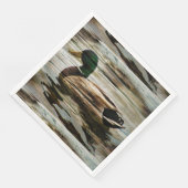 Mallard Duck Serviette (Ecke)