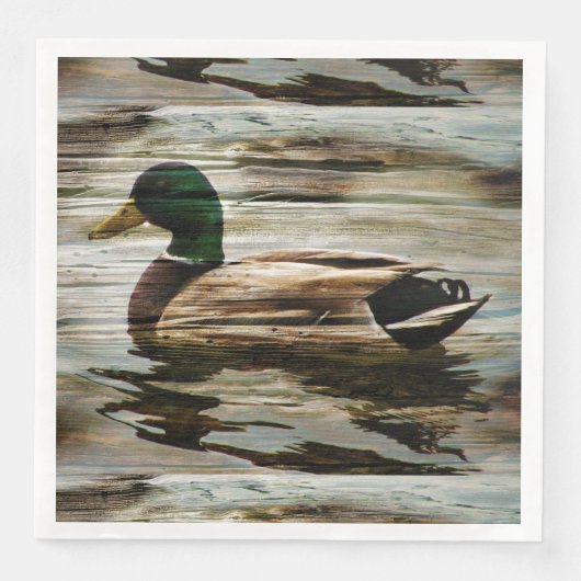 Mallard Duck Serviette (Vorderseite)