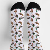 Mallard Duck Socks, Realistischer Duck Socken (Oben)
