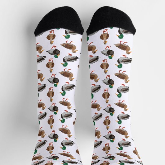 Mallard Duck Socks, Realistischer Duck Socken (Oben)