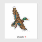 Mallard Duck Sticker (Blatt)