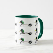 Mallard Duck Tasse (VorderseiteRechts)