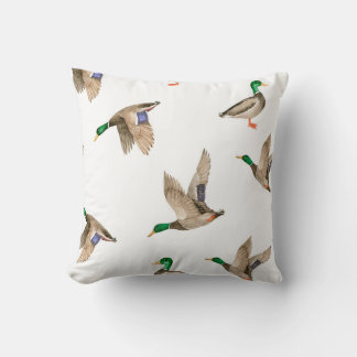 Mallard Duck throw Kissen