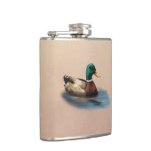 Mallard Duck Vinyl Wrapped Flask Flachmann (Rechts)