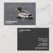 Mallard Duck Visitenkarte (Vorne/Hinten)