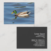Mallard Duck Visitenkarte (Vorne/Hinten)
