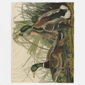 Mallard Duck von Audubon's Birds of America Fleecedecke (Vorderseite)