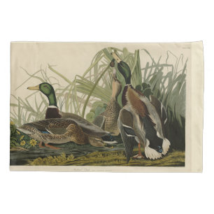 Mallard Duck von Audubon's Birds of America Kissenbezug