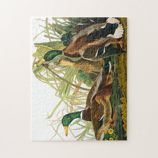 Mallard Duck von John James Audubon Puzzle (Vertikal)