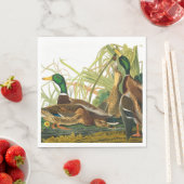 Mallard Duck von John James Audubon Serviette (Beispiel)