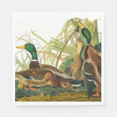 Mallard Duck von John James Audubon Serviette (Vorderseite)