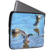 Mallard Duck Wildlife Foto für Vogelliebhaber Laptopschutzhülle (Vorne Rechts)
