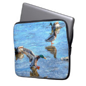Mallard Duck Wildlife Foto für Vogelliebhaber Laptopschutzhülle (Vorderseite Links)