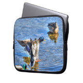 Mallard Duck Wildlife Foto für Vogelliebhaber Laptopschutzhülle (Vorderseite Links)