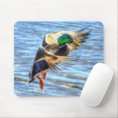 Mallard Duck Wildlife Foto für Vogelliebhaber Mousepad (Mit Mouse)