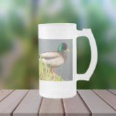 Mallard Duck Wildlife Foto Mattglas Bierglas