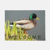 Mallard Duck Wildlife Foto Willkommen Fußmatte (Vorderseite)