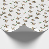 Mallard Duck Wrapping Paper Geschenkpapier (Ecke)