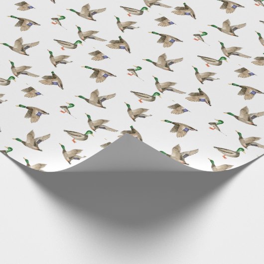Mallard Duck Wrapping Paper Geschenkpapier (Ecke)
