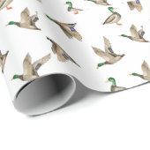 Mallard Duck Wrapping Paper Geschenkpapier (Rolleneckpunkt)