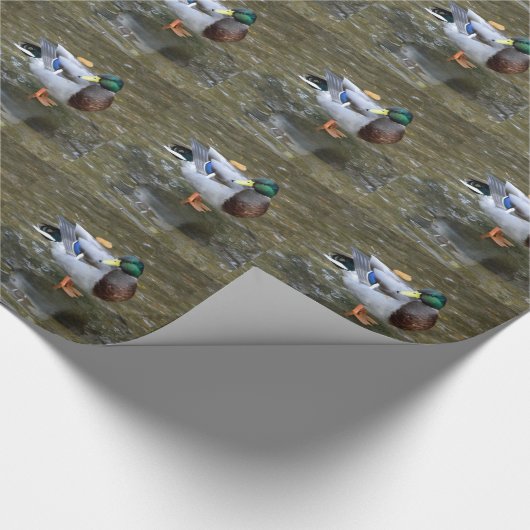 Mallard Duck Wrapping Paper Geschenkpapier (Ecke)