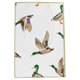 Mallard Duck Wrapping Paper Mittlere Geschenktüte