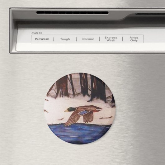 Mallard Duck zu einer Mission Magnet (In Situ (Geschirrspüler))