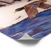 Mallard Duck zu einer Mission Poster (Ecke)
