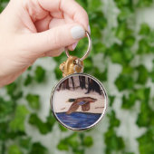 Mallard Duck zu einer Mission Schlüsselanhänger (Hand)