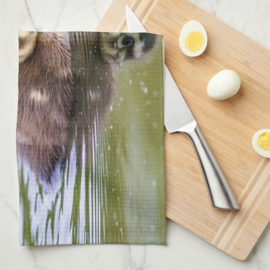 Mallard Duckling Geschirrtuch (Viertel Falte)