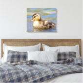 Mallard Duckling Leinwanddruck (Insitu (Schlafzimmer))