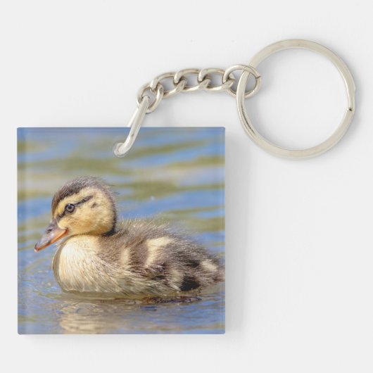 Mallard Duckling Schlüsselanhänger (Rückseite)