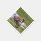 Mallard Duckling Serviette (Ecke)