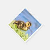 Mallard Duckling Serviette (Ecke)
