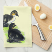 Mallard Ducklings Küchentuch (Viertel Falte)