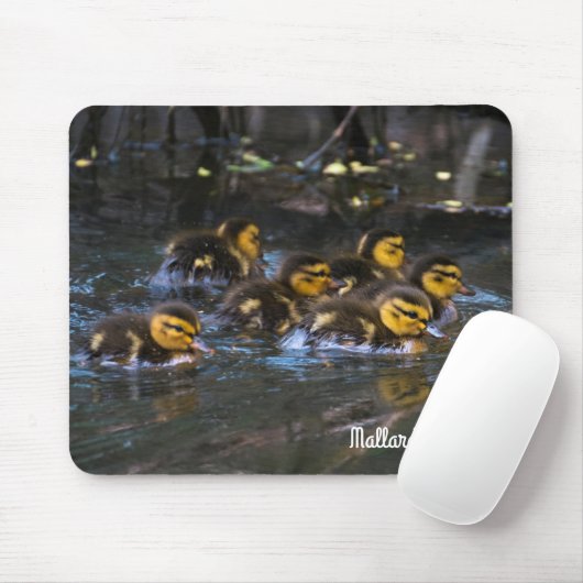 Mallard Ducklings Mousepad (Mit Mouse)