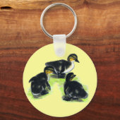 Mallard Ducklings Schlüsselanhänger (Vorderseite)