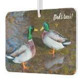 Mallard Ducks Air Freshener Autolufterfrischer (Links)